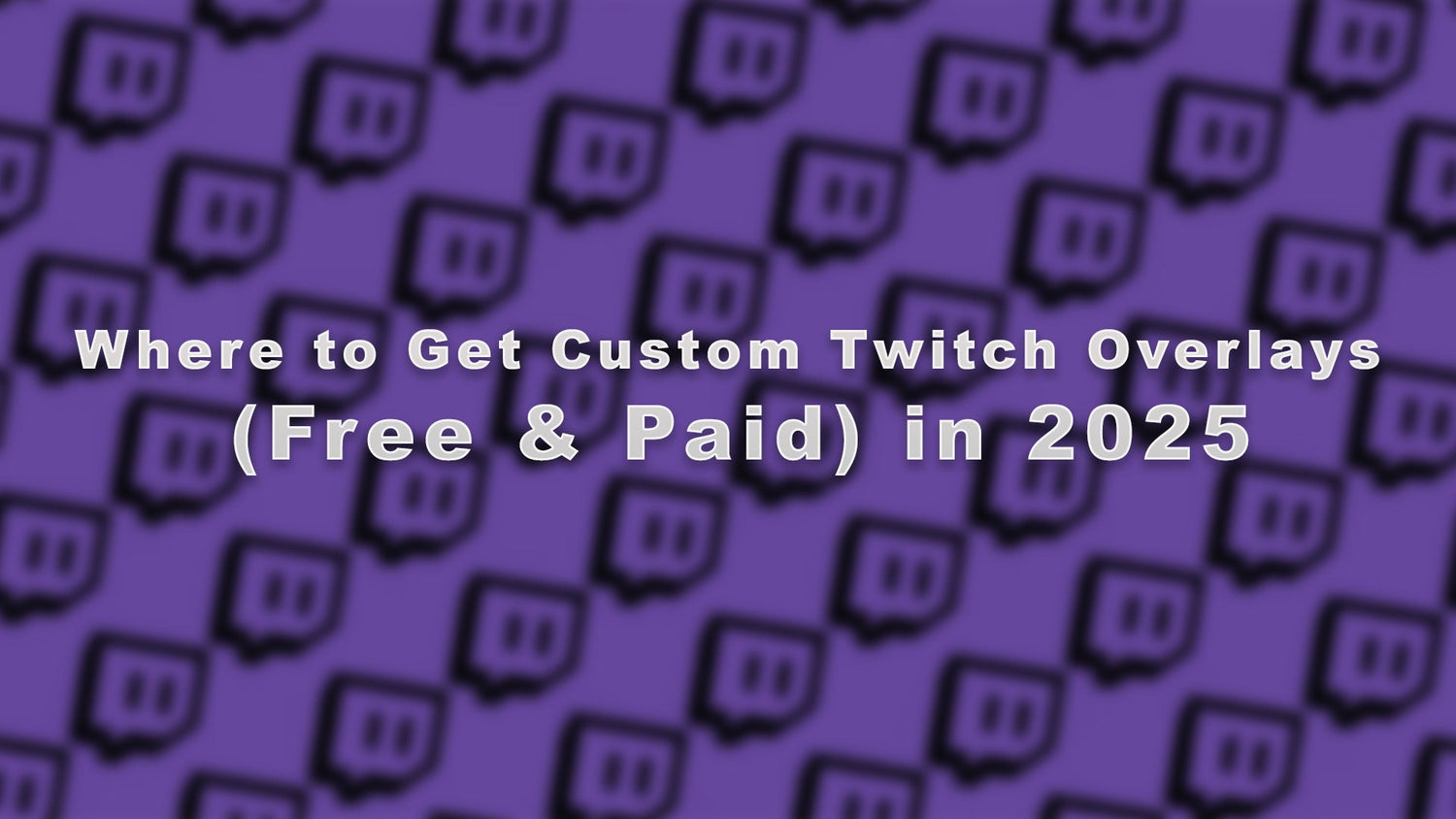 Custom Twitch overlay displayed on a dual-monitor gaming setup with RGB lighting, webcam frame, alerts, and personalized branding elements.