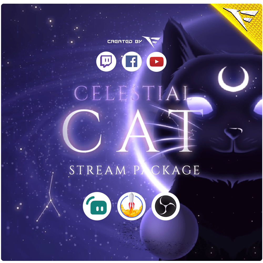 Celestial Cat Package - FragileGFX