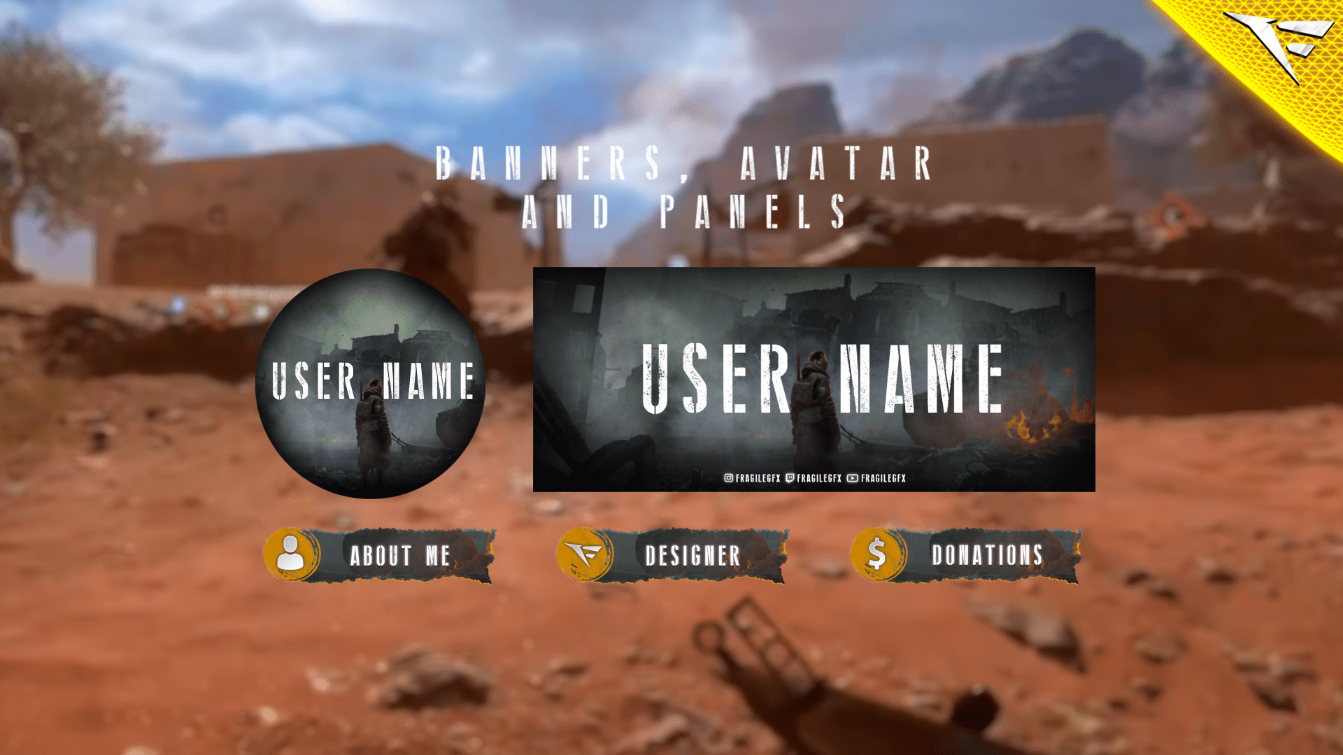 Aftermath Stream Overlays - FragileGFX