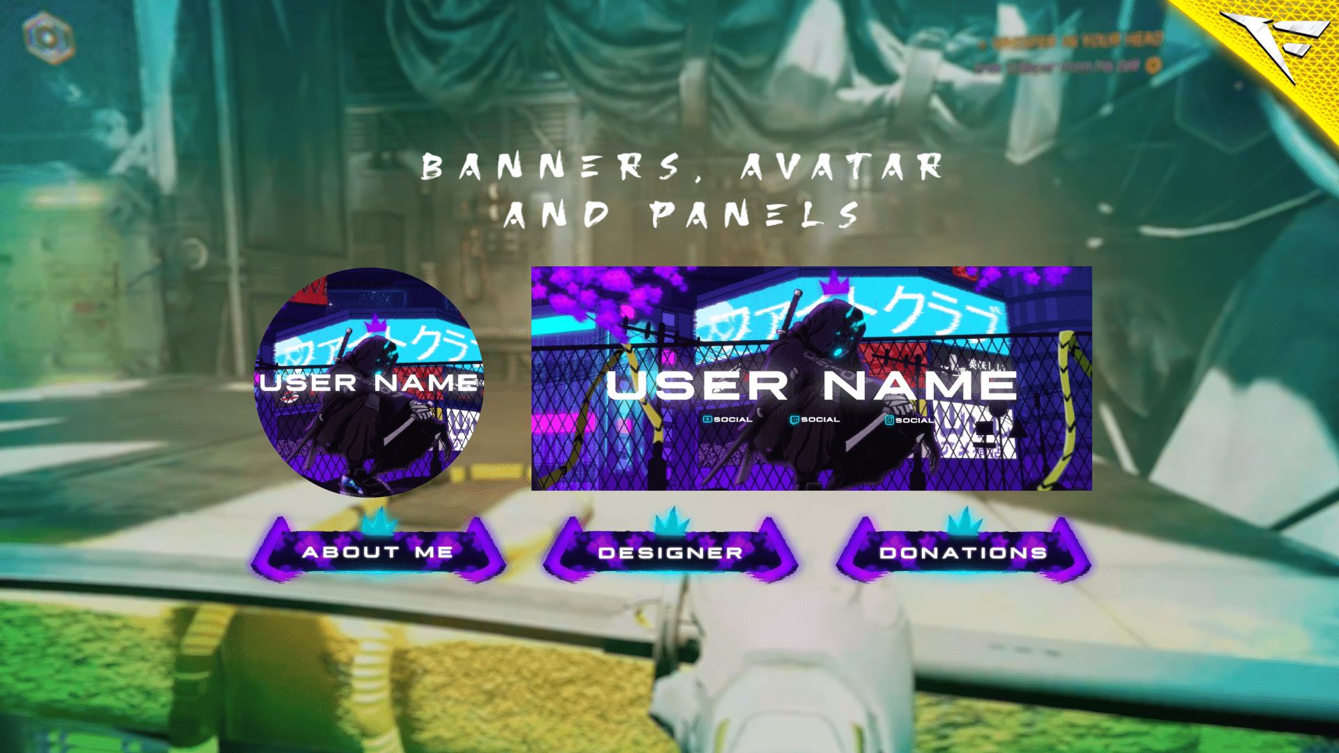 Cyber Samurai Package - FragileGFX