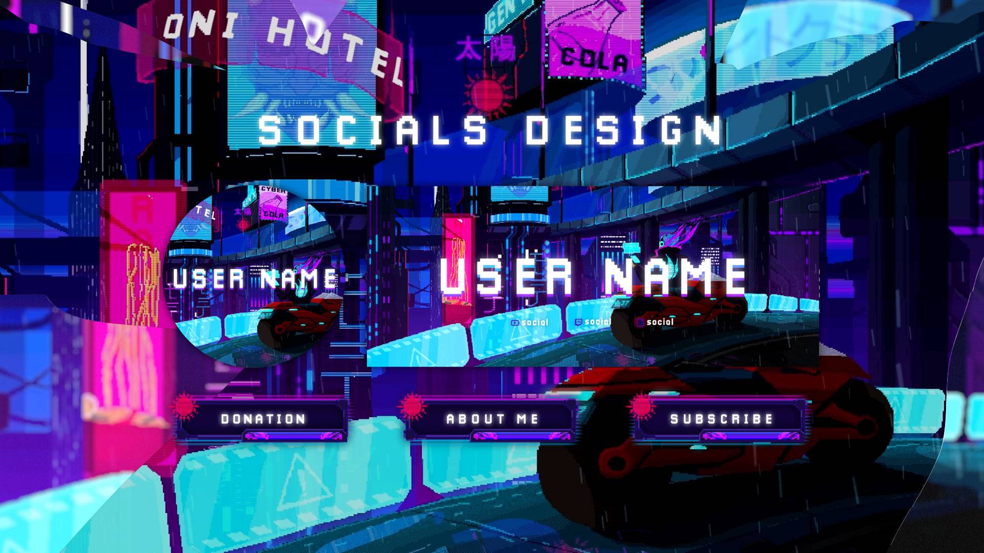 Cyber Nights Package - FragileGFX