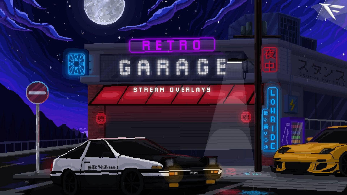 Pixel Retro Garage