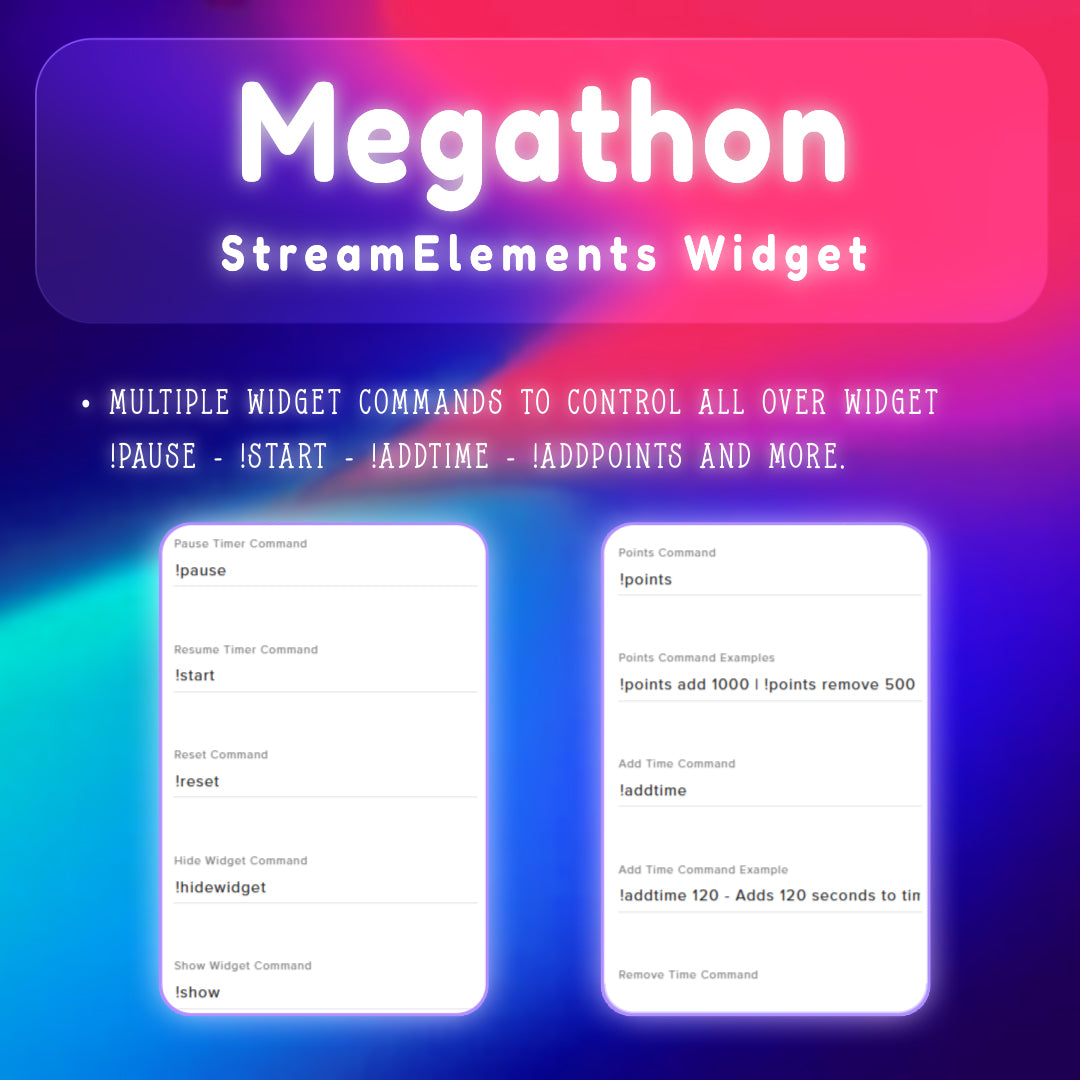 Megathon Timer Widget