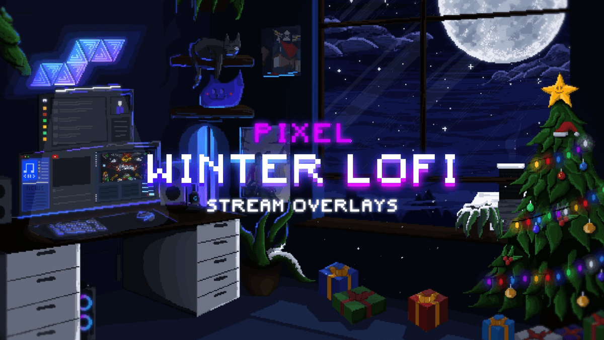 Minecraft Twitch Overlays | Pixel HUDs & Block Webcam Frames