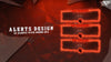 Neon Hell Twitch Alerts – animated follow, subscriber, donation, and raid alerts with fiery neon effects, red-orange glow, and dark hell-inspired design for Twitch, OBS, and Streamlabs streamers.