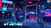 Pixel Cyber Japan animated stream screens – neon pixel art city backgrounds with Japanese signs, holographic effects, and cyberpunk vibe for Twitch layouts.