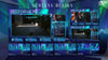 Aurora Night Twitch stream screens featuring glowing aurora lights, animated gradients, and cinematic northern light effects by FragileGFX.