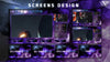 Cosmic Energy Stream Overlay Package featuring animated scenes including Starting Soon, Be Right Back, Stream Ending, and Intermission screens, with glowing purple and blue nebula effects. Includes a dynamic webcam frame, stinger transition, Twitch alert designs, and futuristic overlays compatible with OBS and Streamlabs. Ideal for sci-fi and RPG streamers on Twitch and YouTube.